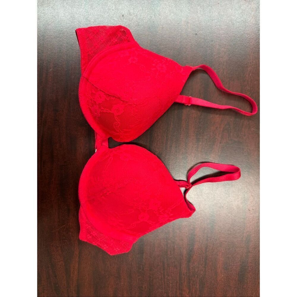 Victoria’s Secret Red Push Up Bra Size 34B